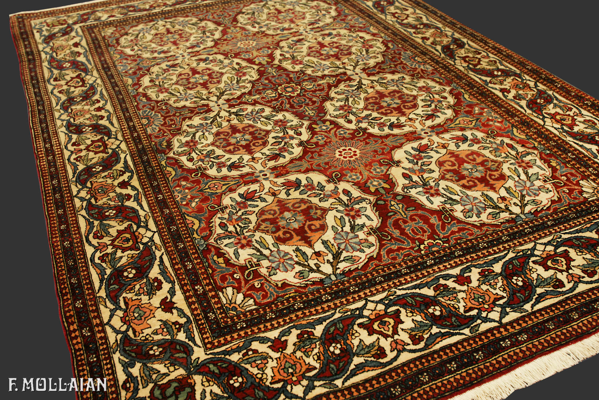 Tapis Persan Antique Isfahan n°:95562220